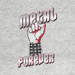 Malochico Heavy Metal Horns - Metal Forever T-Shirt